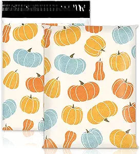 10x13 Pumpkin Patch Poly Mailers, Shipping Envelopes, Mailing Envelopes, 20 each