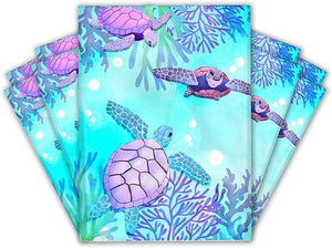 10x13 Turtles of the Sea Designer Poly Mailers, Shipping Envelopes, Mailing Envelopes, 20 each