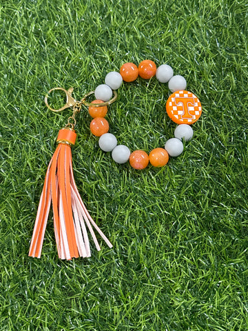 Tennessee Vols Keychain Wristlet with Tassel