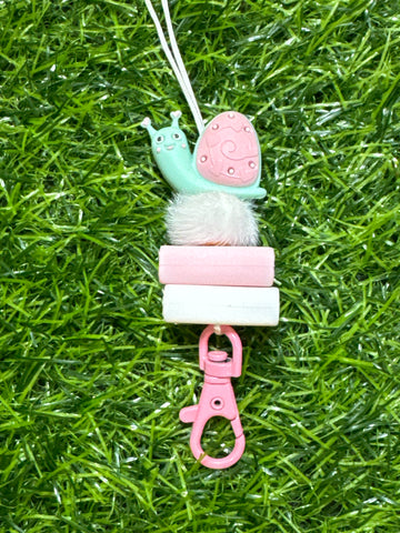 Snail & Books Lanyard
