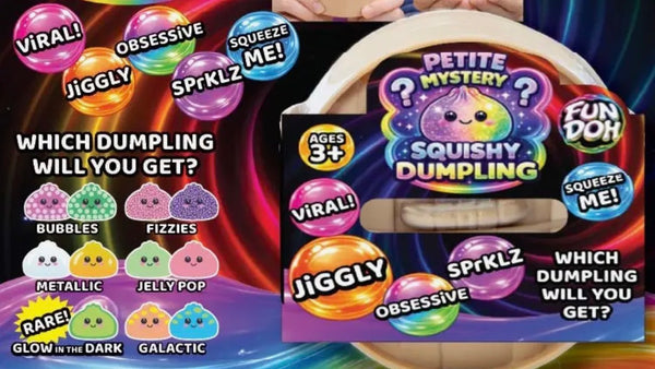 Mystery Mini Petite Dumpling Squishy Toy, 2.5"
