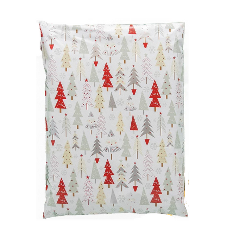 10x13 Field of Christmas Trees Poly Mailers, 20 per pack