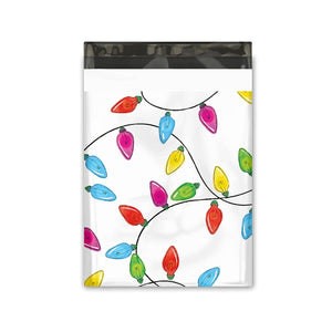 12x15 Christmas Lights is my Favorite Color Poly Mailers, 10 per pack