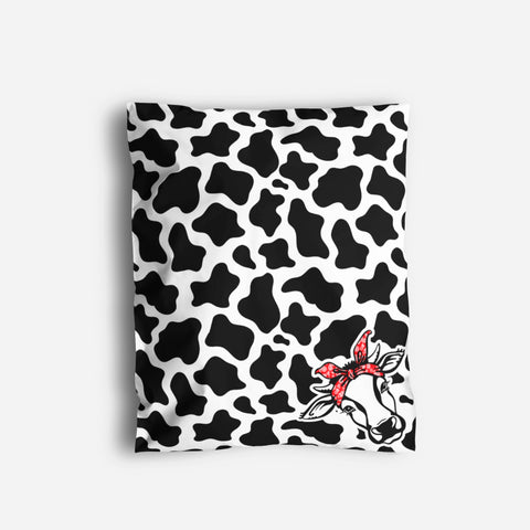 TGD Exclusive 10x13 Cow Print Designer Poly Mailers, Shipping Envelopes, Mailing Envelopes, 20 each