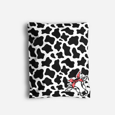 TGD Exclusive 14x17 Cow Print Designer Poly Mailers, Shipping Envelopes, Mailing Envelopes, 50 each
