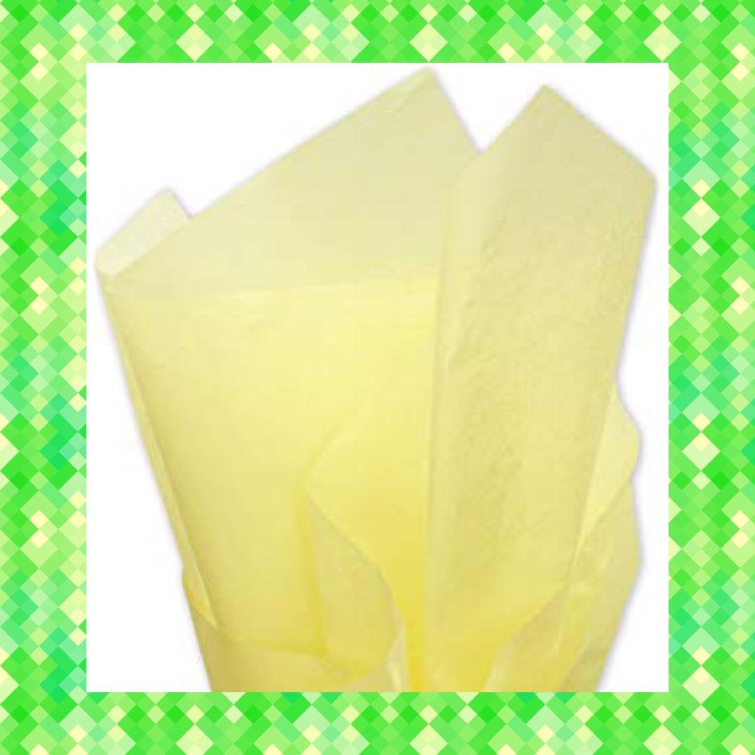 20x30 Yellow Exclusive Tissue Paper, 15 sheets per pack