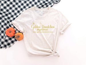 The Golden Dandelion Celebration Exclusive Heather Oatmeal T-shirt