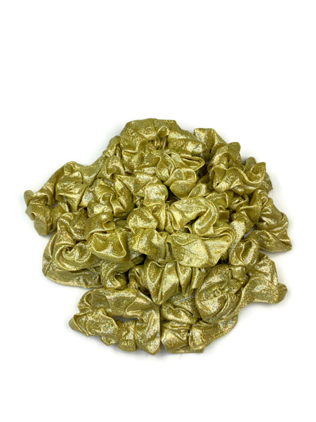 Disco Pot of Gold Shimmer Thank You Satin Fabric Scrunchie Filler Pack, 1 per pack