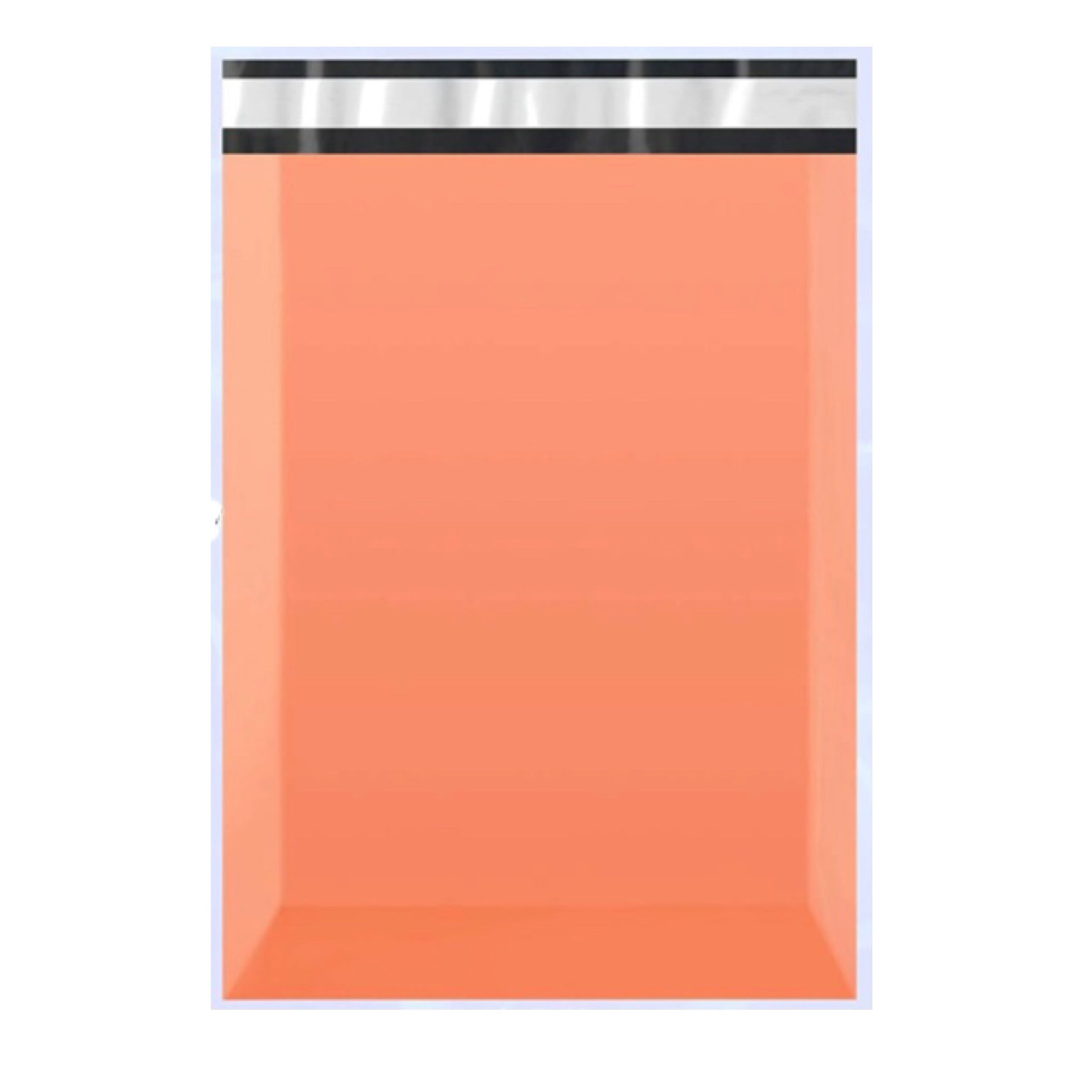 10x13 Peachy Orange Designer Poly Mailers, Shipping Envelopes, Mailing Envelopes, 20 each