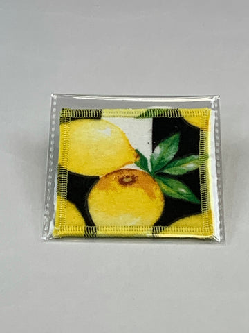 Yellow, Green, Black, and White Lemons Face Cleansing 3x3 Square Cloths Filler Package, 1 per pack, Now available with Logo Sticker Option!