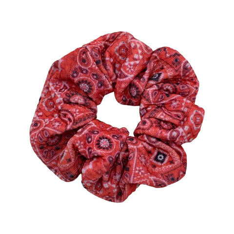 Red Bandana Thank You Bullet Fabric Scrunchie Filler Pack, 1 per pack