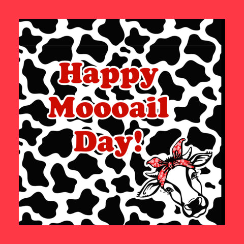 TGD Exclusive! Happy Mooail Day Sticker 2x2 Square Stickers, 25 stickers per pack