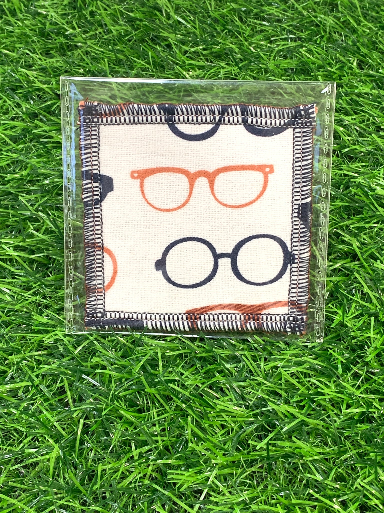 Glasses Face Cleansing 3x3 Square Cloths Filler Package, 1 per pack, Now available with Logo Sticker Option!