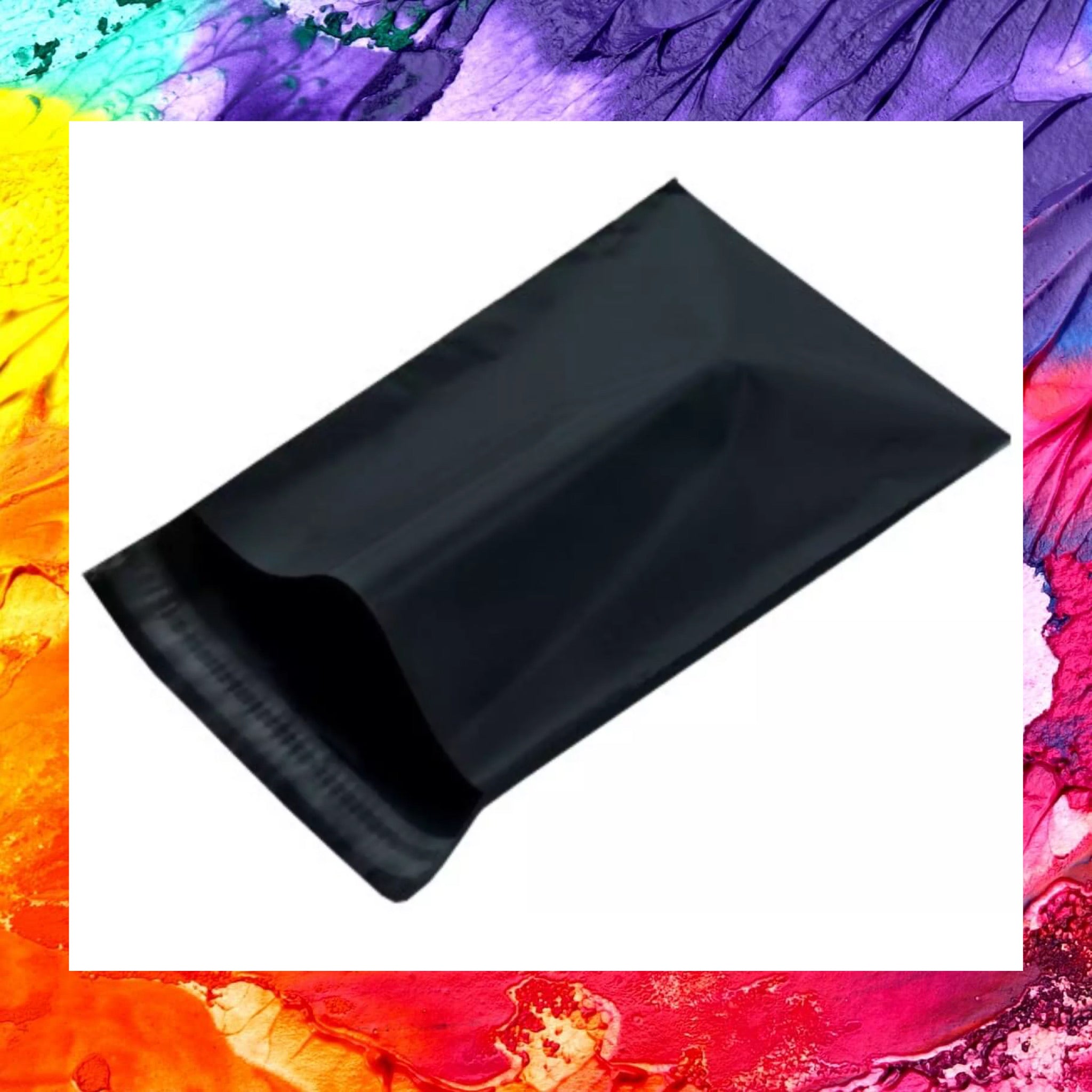 10x13 Black Designer Poly Mailers, Shipping Envelopes, Mailing Envelopes, 20 each