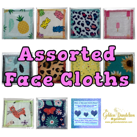 SPECIAL-15 Assorted Face Cloths
